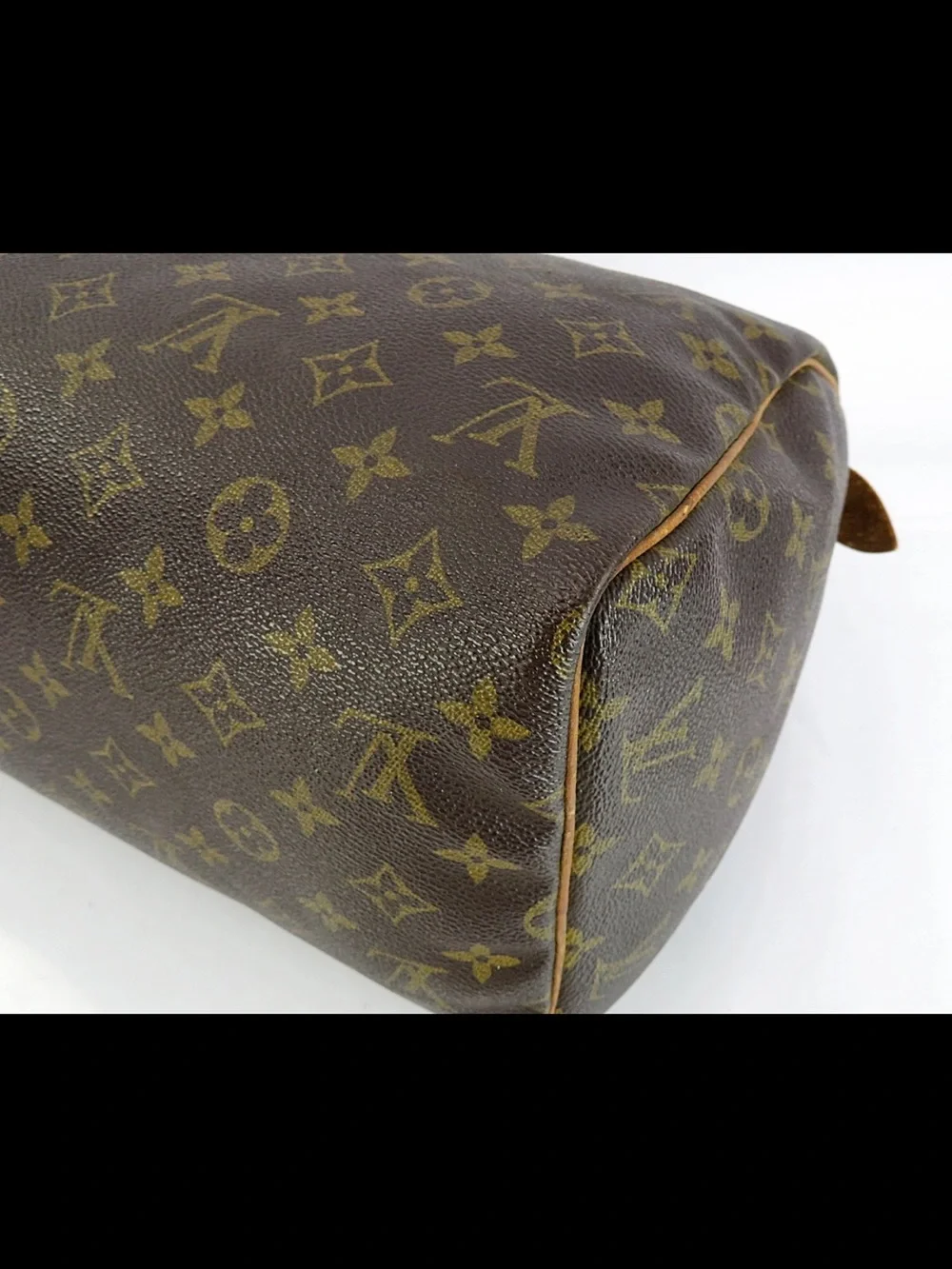 Louis Vuitton Monogram Small Handheld Satchel - Brown/Gold Trim